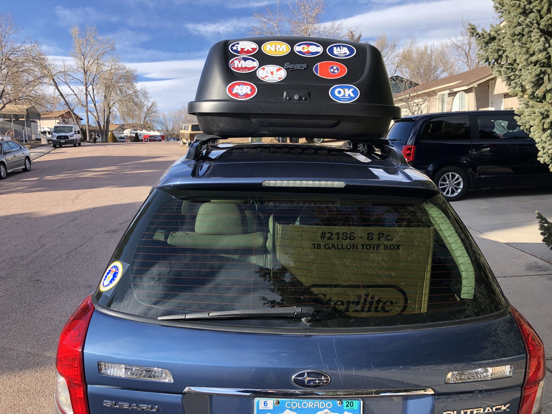 Michael's photograph of their Oklahoma Ok State Flag Oval Sticker