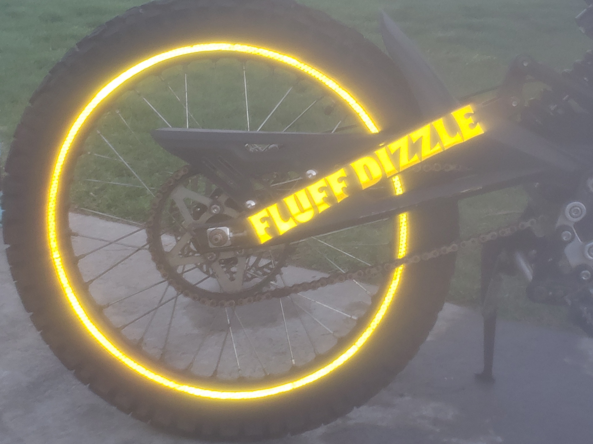 Joe's photograph of their Vinyl Lettering