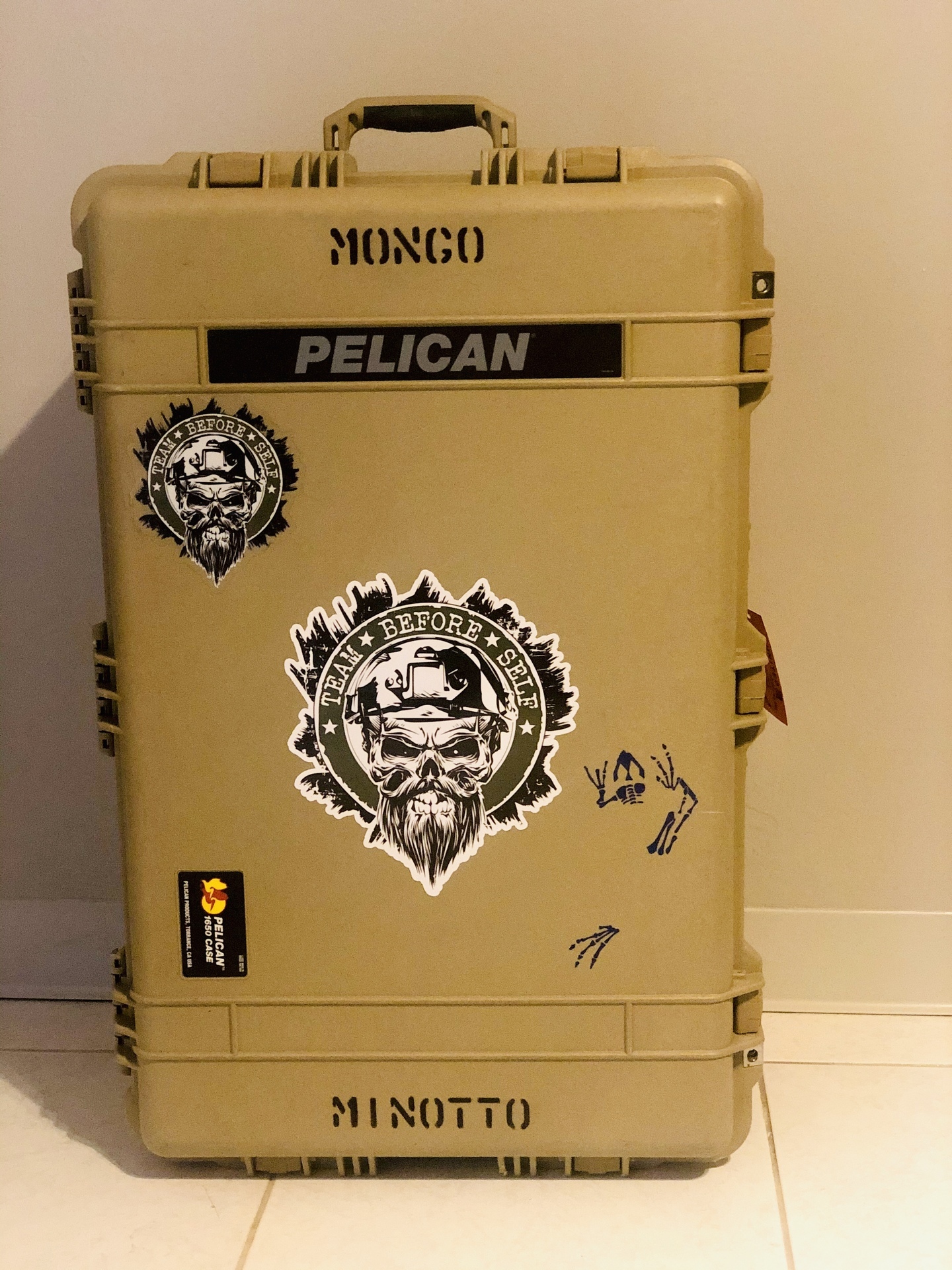 Juergen's photograph of their Clear Stickers