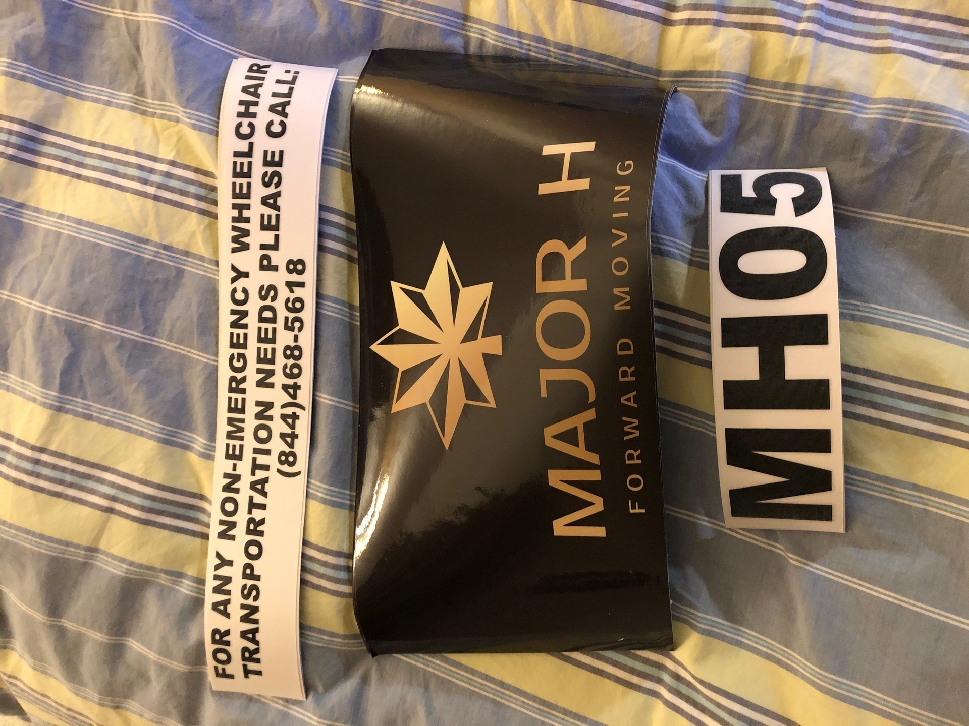 Hatem's photograph of their Cling Stickers