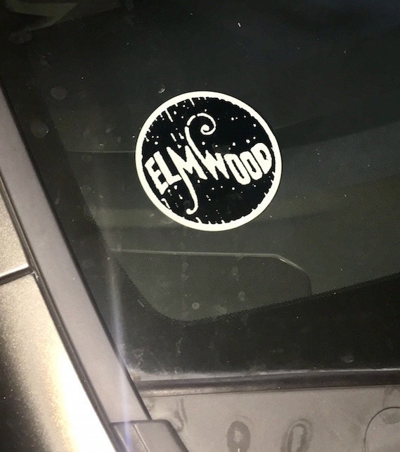 Jorge's photograph of their Front Adhesive Stickers