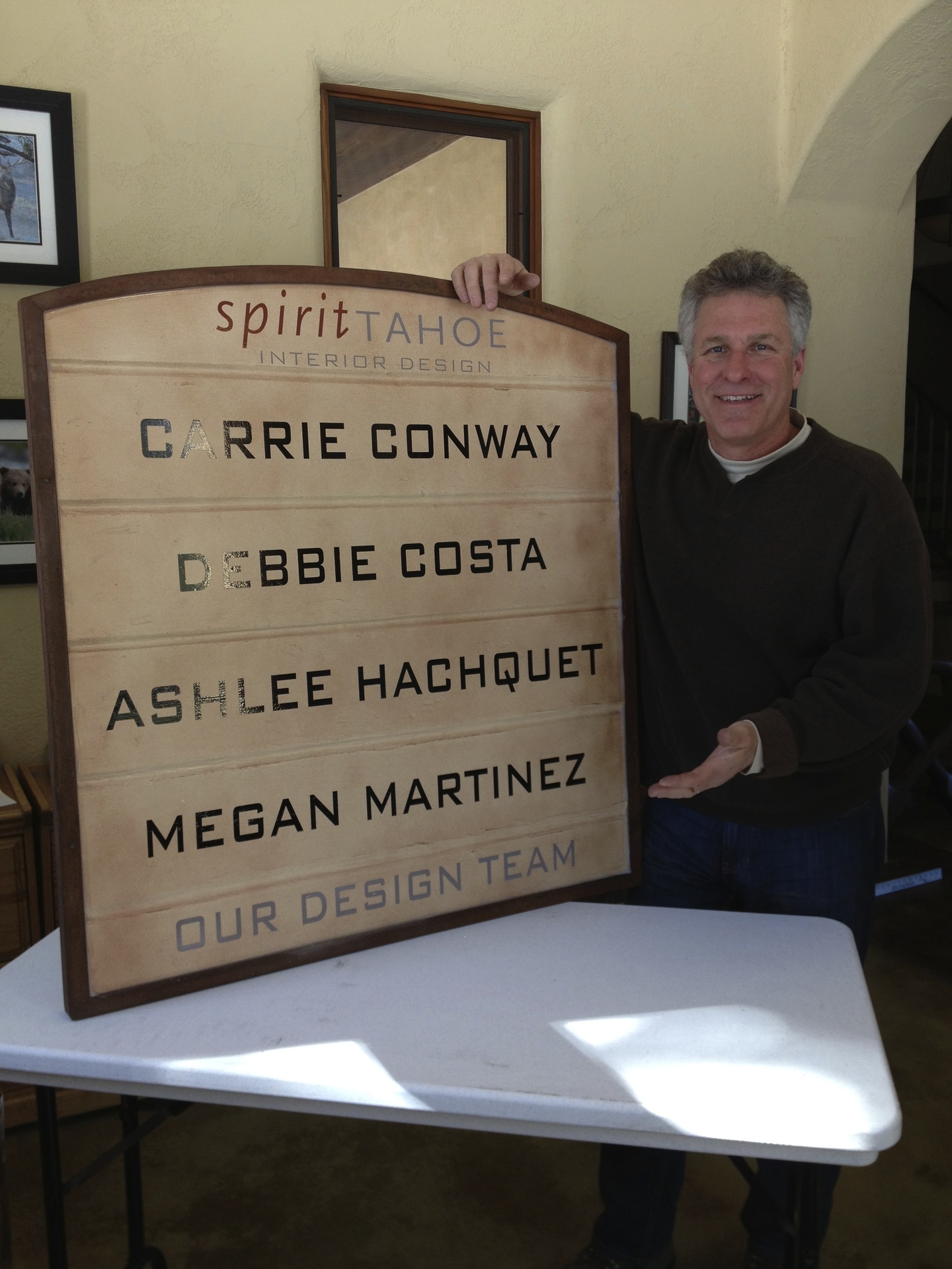Dan's photograph of their Create a Custom Vinyl Cut Out 361 Square Inch Decal