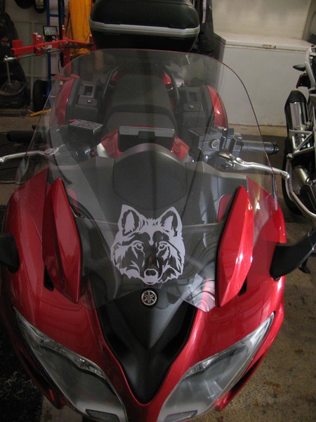 rod's photograph of their Sweet Wolf Coyote Face Sticker