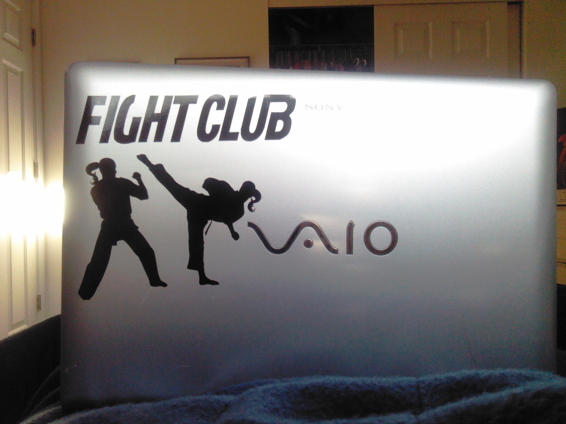 Robyn's photograph of their Two Martial Arts Karate Girls Sticker