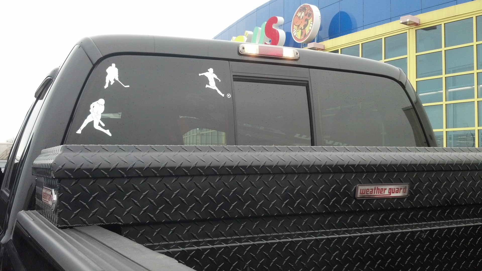 Mike's photograph of their Baseball Player Sticker