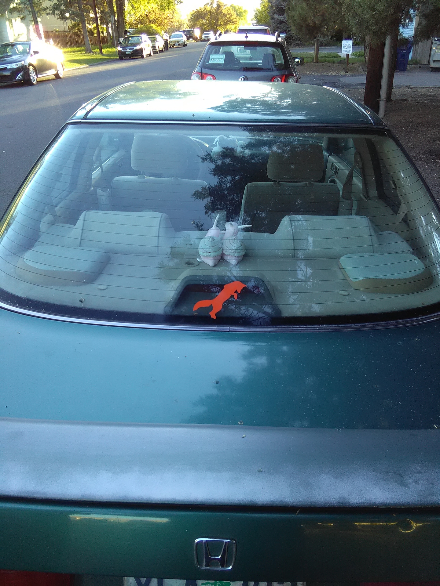 Stevy's photograph of their Fox Jumping Sticker