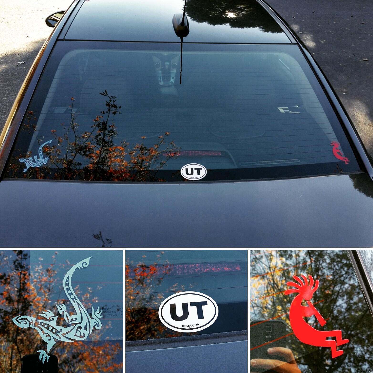 Roxanne's photograph of their Twisted Tribal Lizard Gecko Sticker