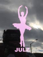 Michael's photograph of their Dainty Ballerina Sticker