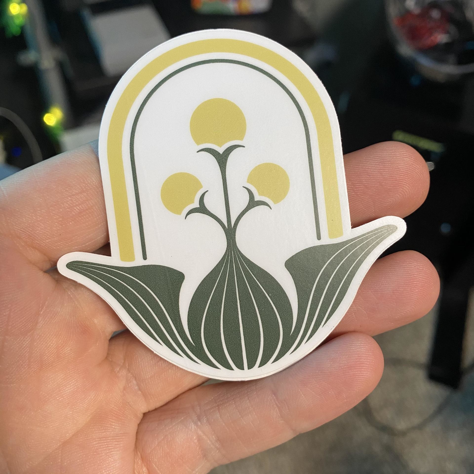 Kyle's photograph of their Die Cut Stickers