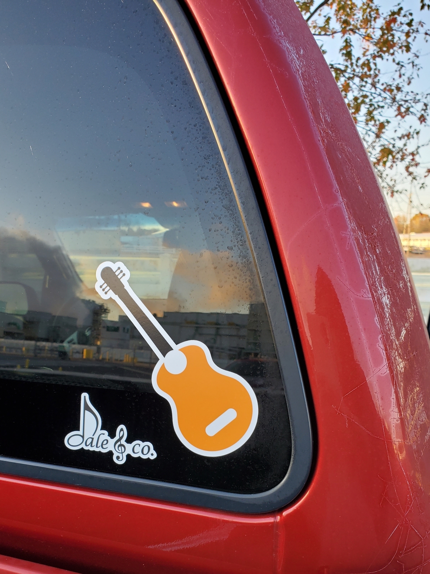 R Dale's photograph of their Guitar Flat Icon Sticker