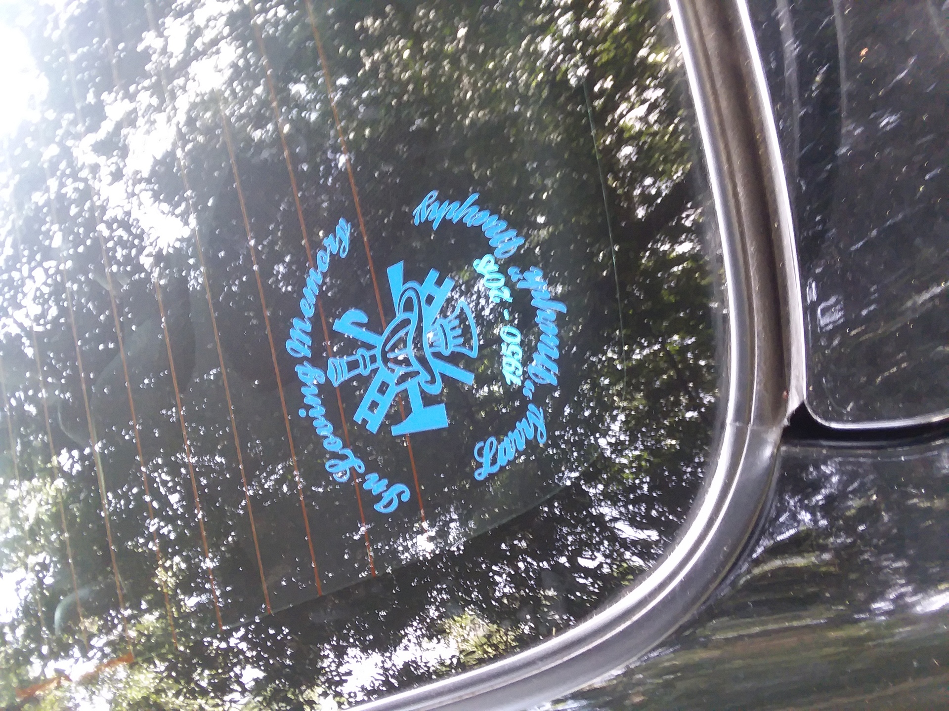 Juliette's photograph of their Custom In Loving Memory with Any Image Sticker