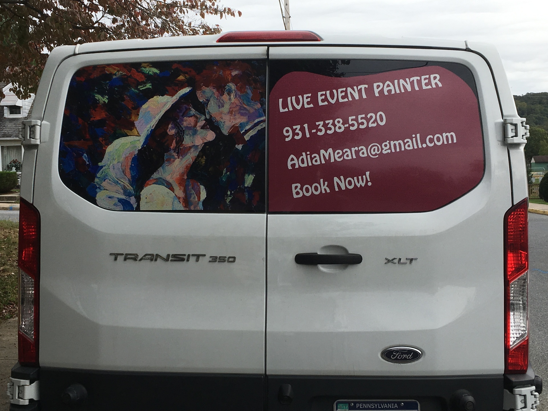 Aryn's photograph of their Perforated Film Stickers
