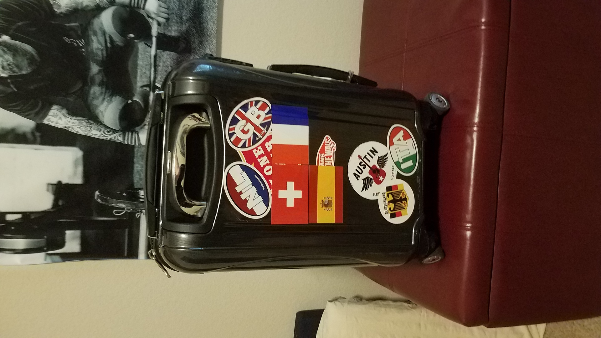 Arthur's photograph of their Netherlands Nl Flag Oval Sticker