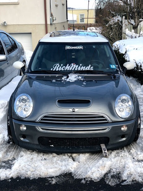 Daniel's photograph of their Vinyl Lettering