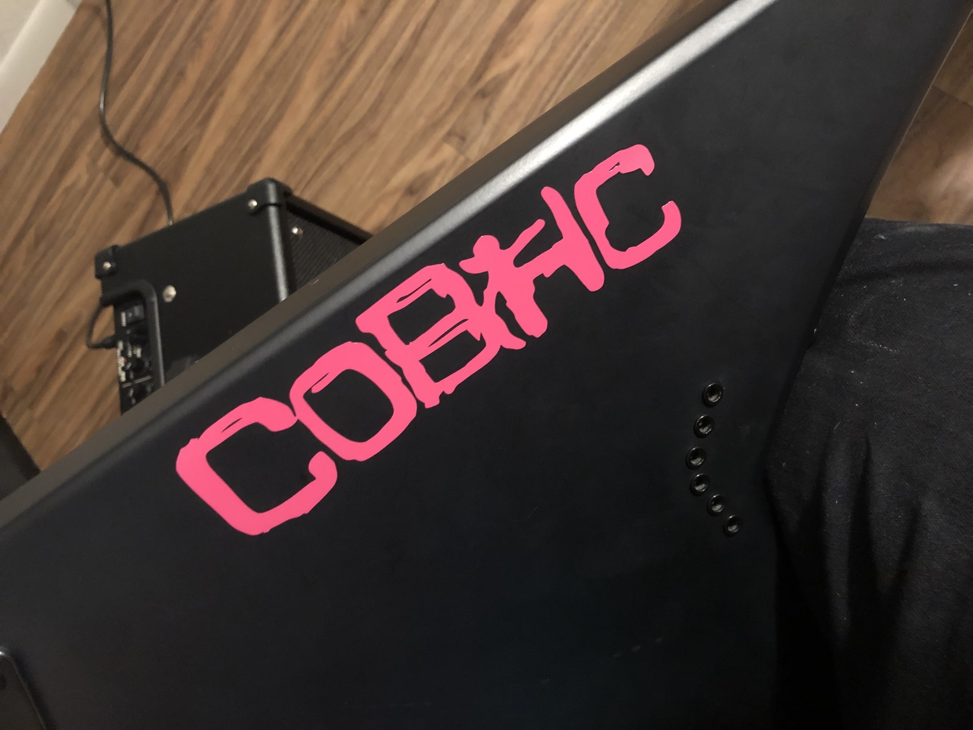 Sean's photograph of their Transfer Stickers