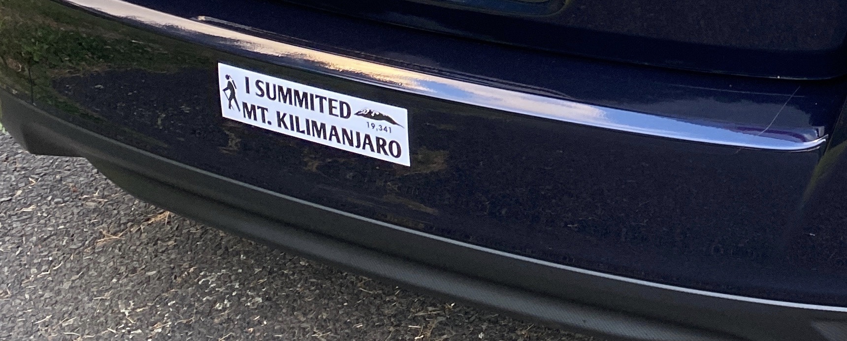 Bill's photograph of their Bumper Sticker Maker
