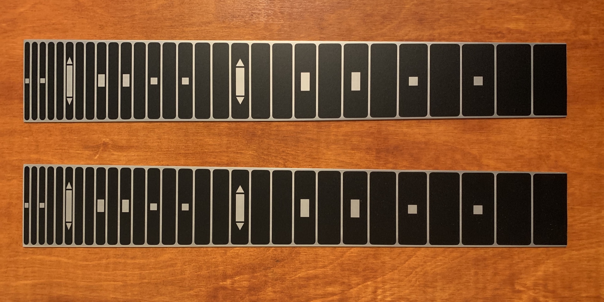 Stephen's photograph of their Transfer Stickers