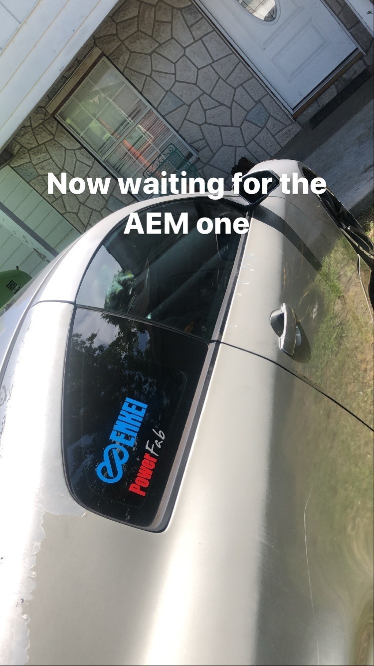 David's photograph of their Enkei Sticker