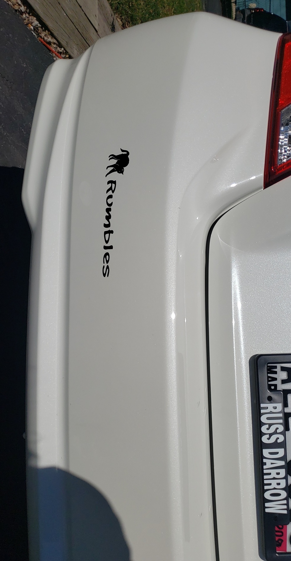 Kiera's photograph of their Transfer Stickers