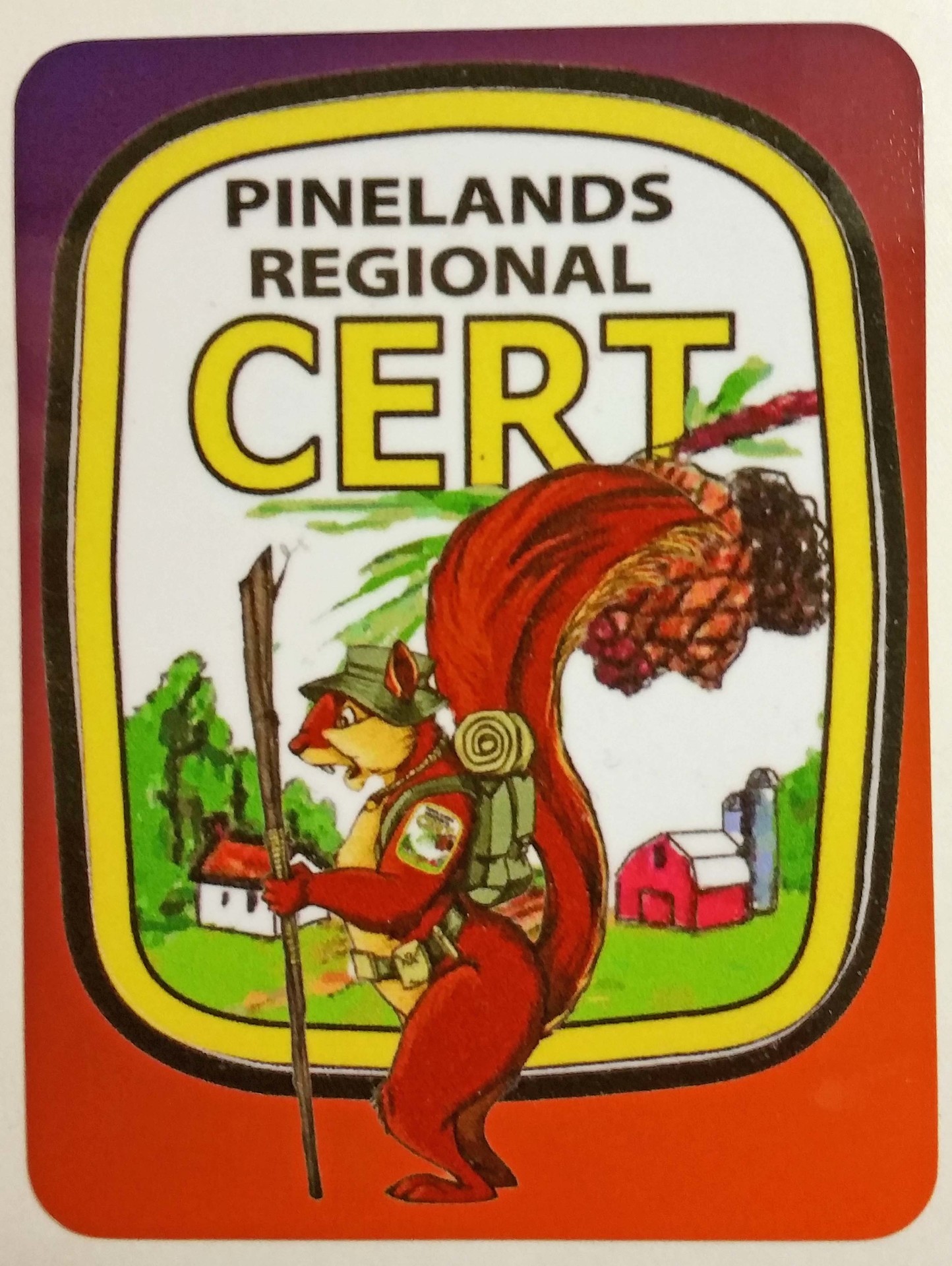 Jeanne's photograph of their Rounded Corner Stickers