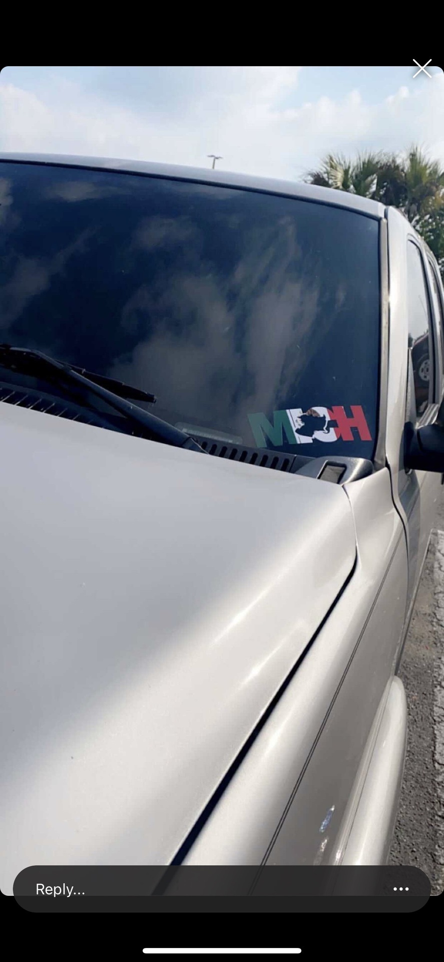 Nancy's photograph of their Mexico Flag Sticker