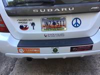 John's photograph of their Czech Republic Cz Flag Oval Sticker