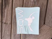Danielle's photograph of their Gleaming Swan Sticker