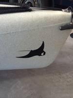 Dennis's photograph of their Awesome Stingray Manta Ray Sticker