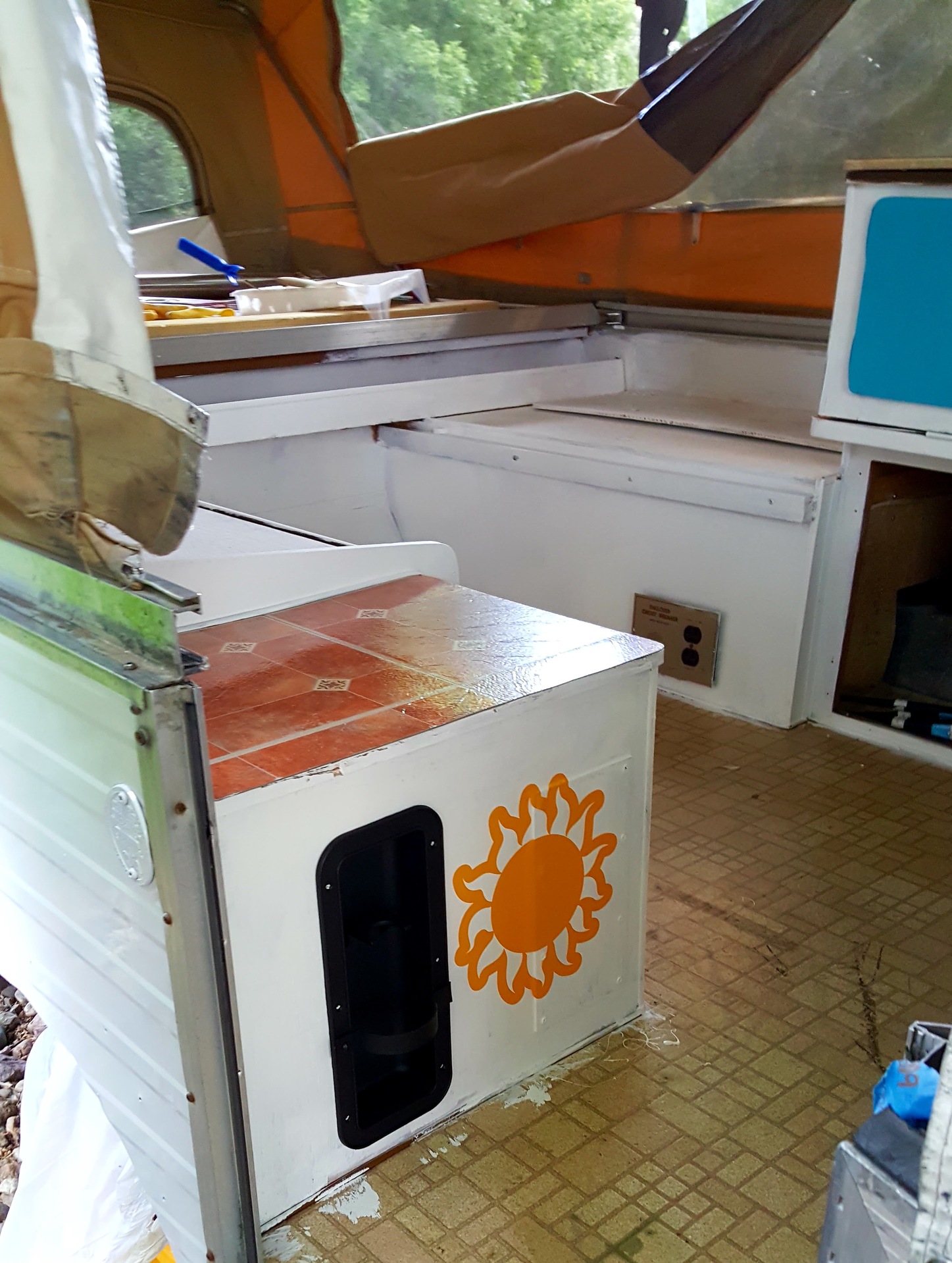 Karen's photograph of their Sun Sticker