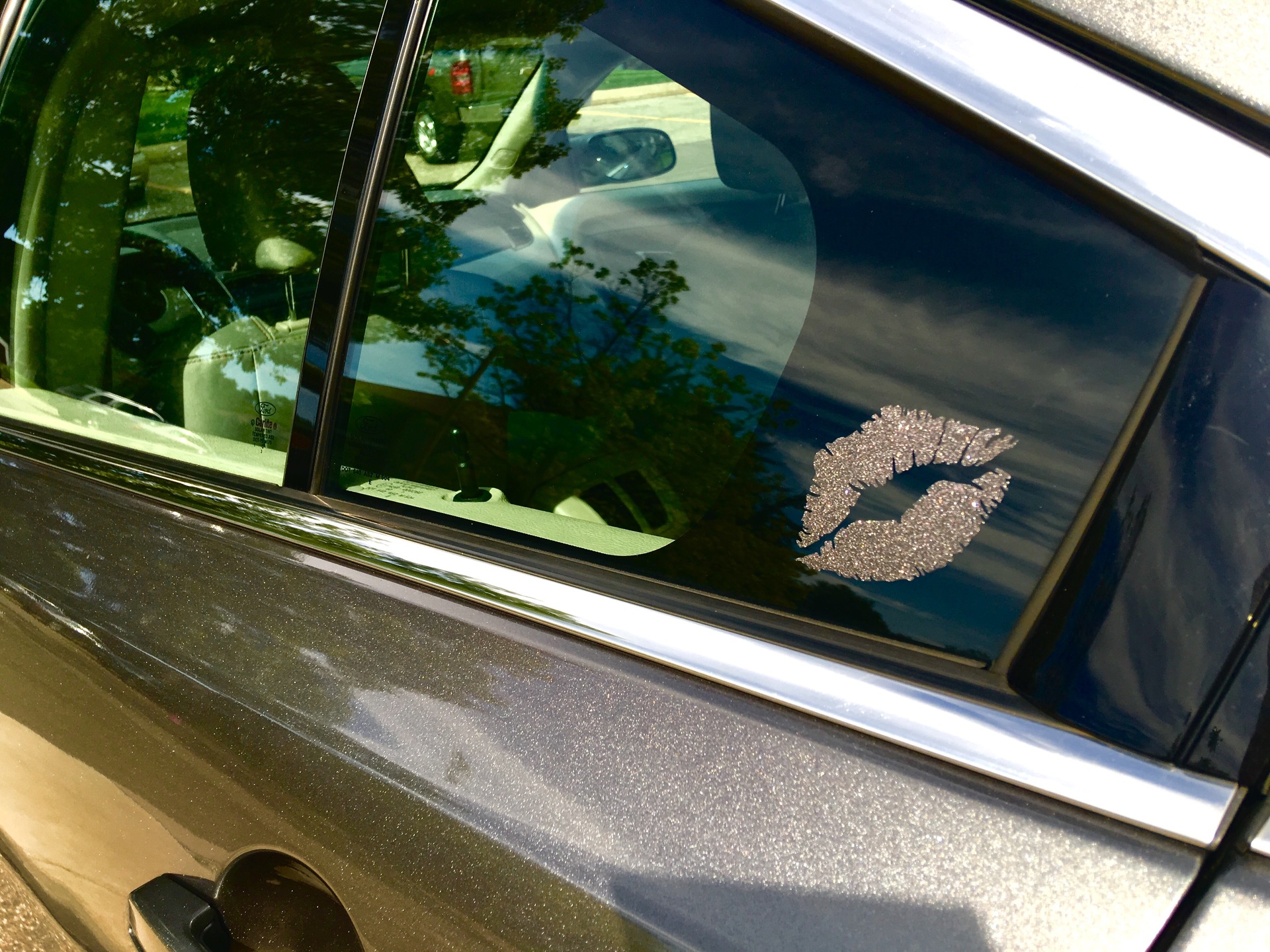 Nicole's photograph of their Lips Sticker