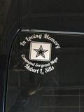 Chris's review of In Loving Memory Army Sticker