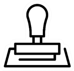Legal Line Icon Isolated Sticker