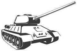 Tank Icon Sticker