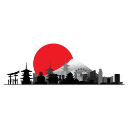 City Of Japan, Art And Culture Sticker