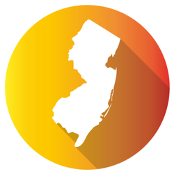 New Jersey Gradient Sticker