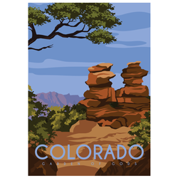Colorado Illustration Sticker