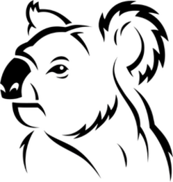 Koala Bear Profile Sticker