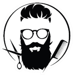 Logo For The Hairdresser And Barbershop Sticker