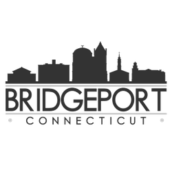 Bridgeport, Ct, Usa Skyline Sticker