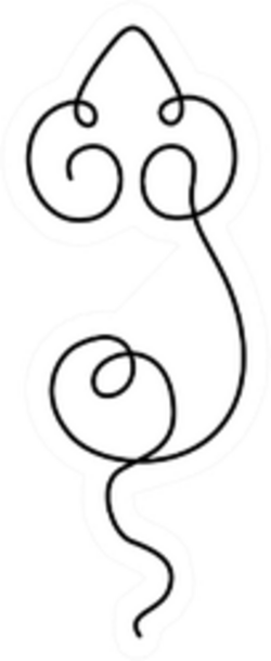 Rat Small Tattoo Sticker
