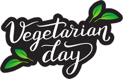 Vegetarian Day Sticker
