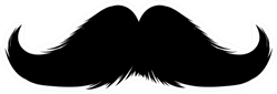 Mustache Barber Shop Sticker