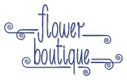 Flower Shop "Flower Boutique" Florist Text Sticker