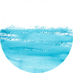 Watercolor, Surface Of The Water Sticker
