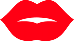 Simple Plump Lips Sticker