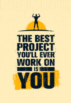 The Best Project Is You Sticker
