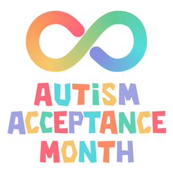 Autism Acceptance Month Watercolor Sticker