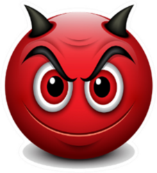 Devil Emoticon Sticker