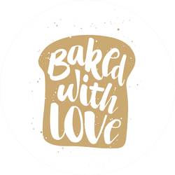Baked With Love Bread Sticker