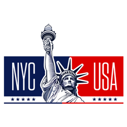 Statue Of Liberty, Nyc Illustration Sticker